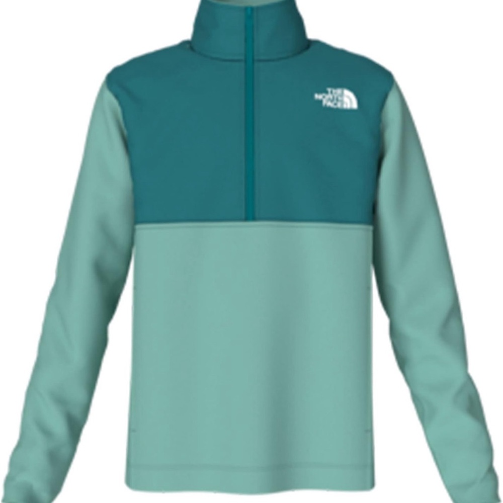 The North Face Teen 200W Tundra Pullover Harbor Blue/Wasabi Small NWT 925